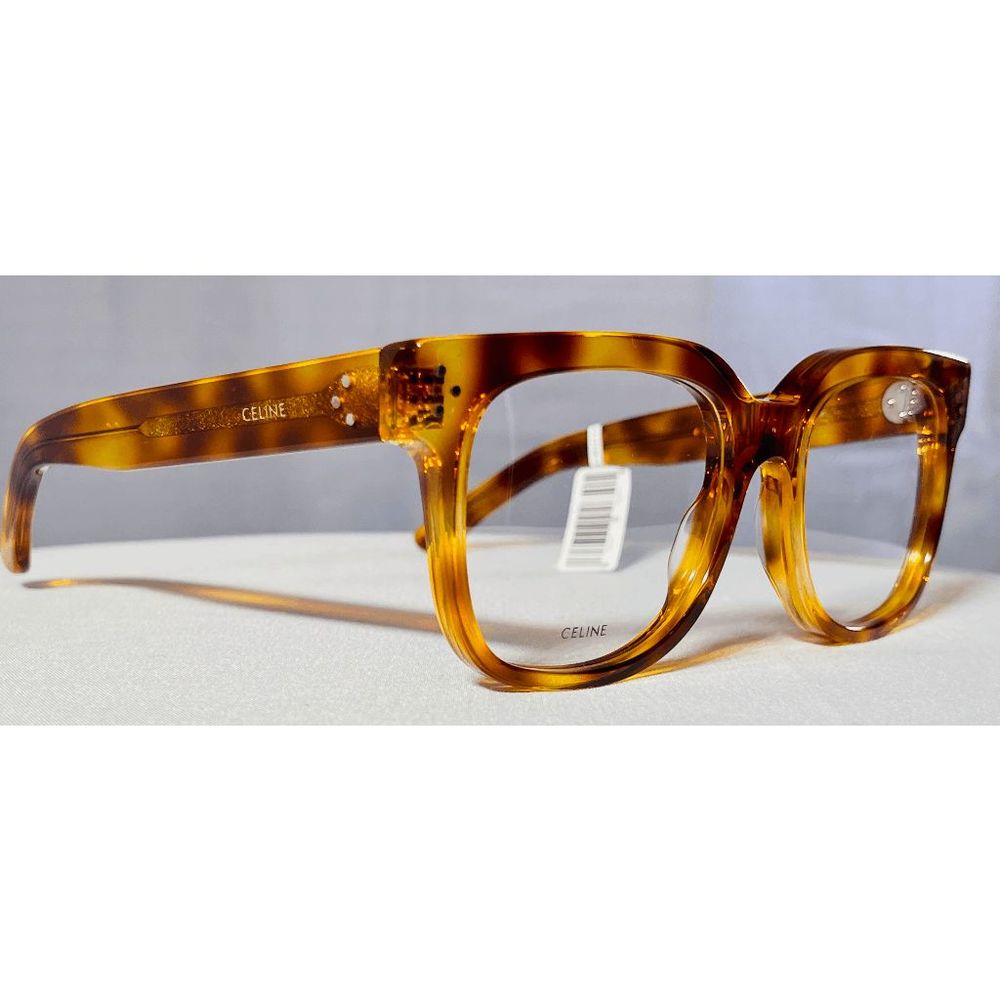 CELINE-Havana & Gold/Tortoise Shell- SQ Oversize- Optical Rx Ready- CL50041I-NWT
